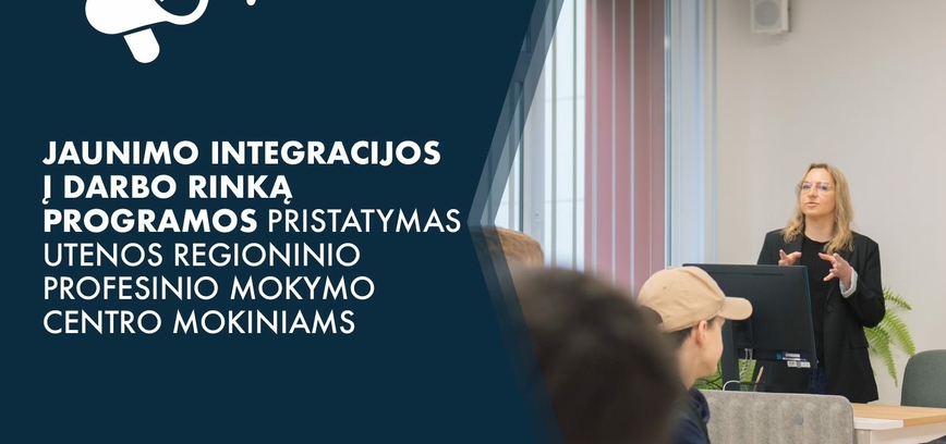 Utenas Biznesa un tūrisma aģentūra apmeklēja Utenas reģionālo profesionālās apmācības centru