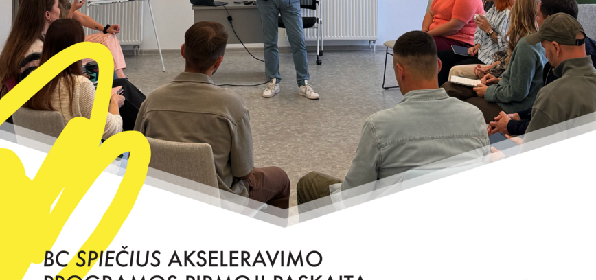 BC „Spiečius“ startavo akceleravimo programa
