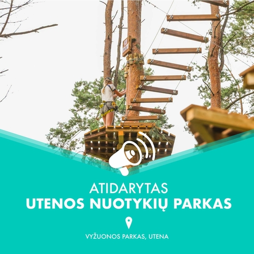 Der Utena Adventure Park wurde eröffnet
