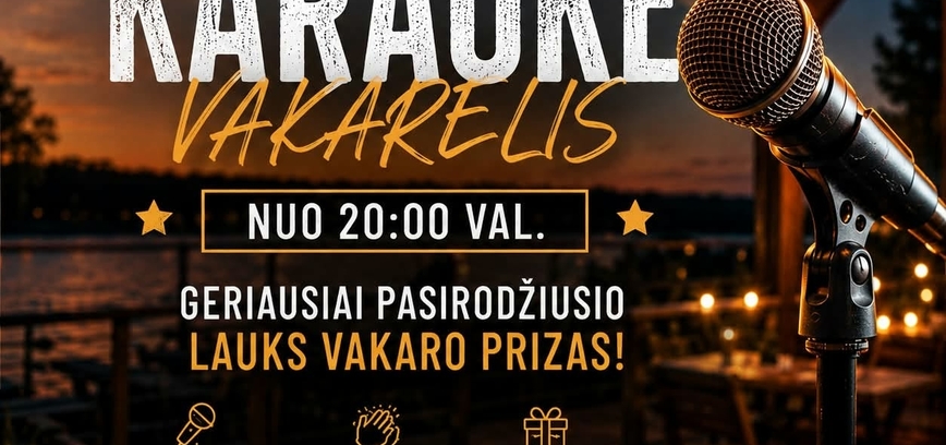 Karaoke-Party auf der COASTAL TERRACE