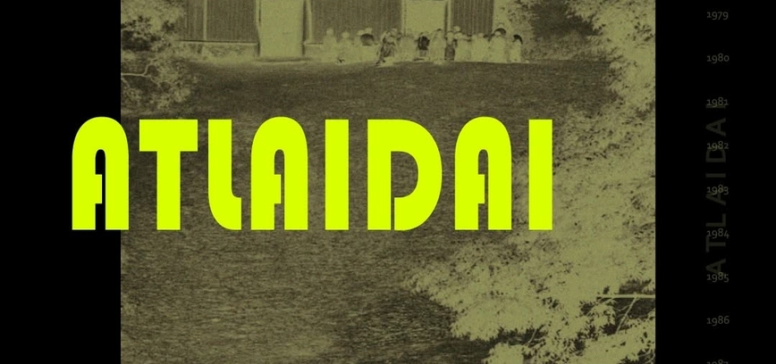 Ausstellung von Romualdas Požerskis „Rabatte 1974 – 1992“ – im Ausstellungsraum des Herrenhauses Užpaliai