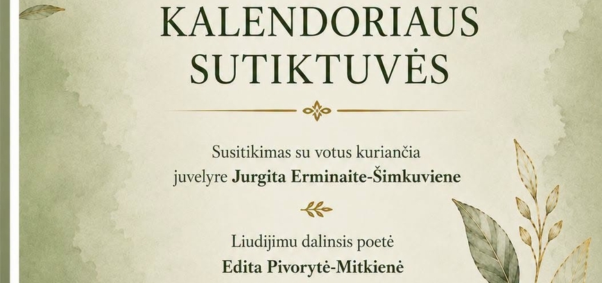 Žydronės Švilpaitės-Mameniškienės 2027 m. kalendoriaus sutiktuvės.