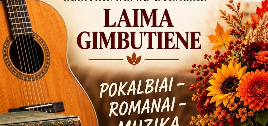 SUSITIKIMAS SU UTENIŠKE LAIMA GIMBUTIENE