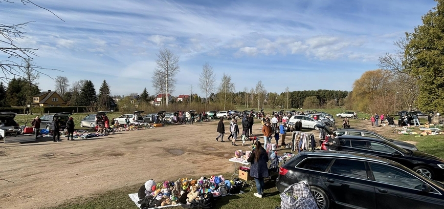 Gepäckmarkt in Utena