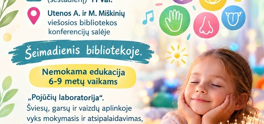 Sestdien bibliotēkā: izglītība 