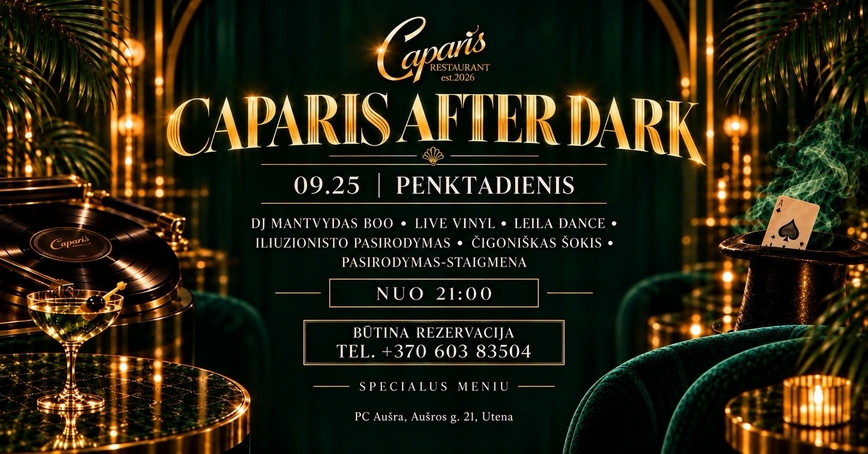 CAPARIS AFTER DARK | 25.09. | FREITAG