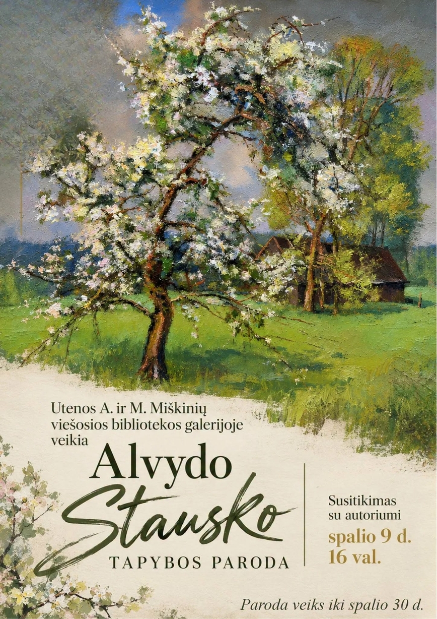Alvydo Stausko tapybos parodos pristatymas
