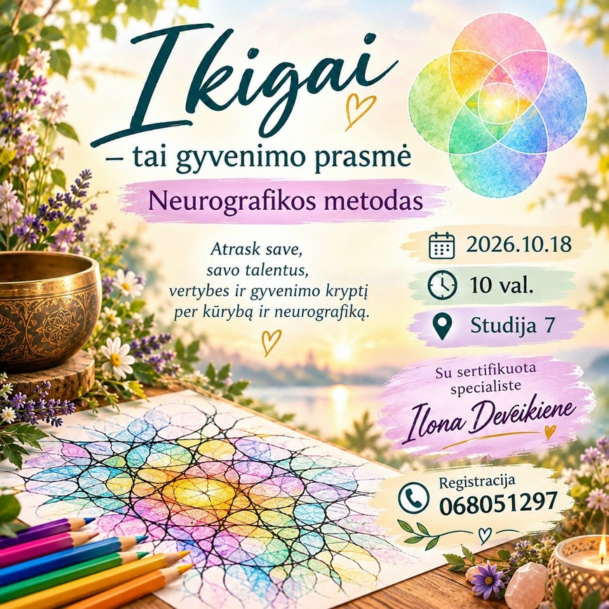 IKIGAI – TAI GYVENIMO PRASMĖ