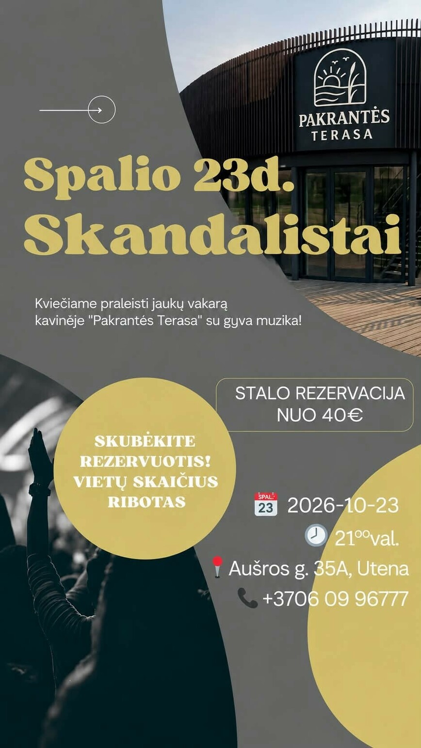Vakaras su SKANDALISTAIS