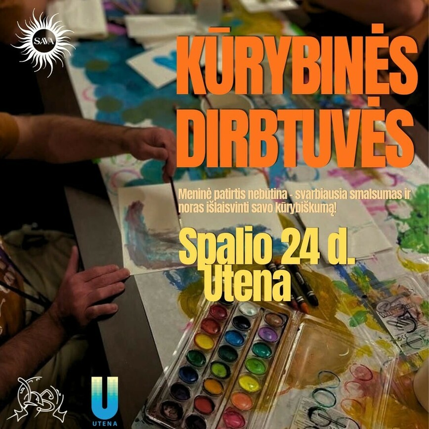 Kūrybinės dirbtuvės Utenoje