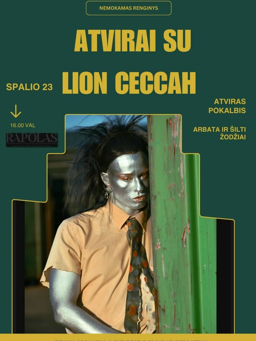 Atvirai su Lion Ceccah | RAPOLAS