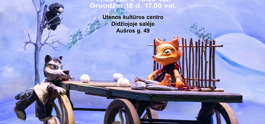 Lėlių teatro „Zuikis puikis“ premjera „Lapės išdaigos ir kiti nutikimai“