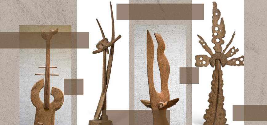 Kazimieras Sigitas Straigis WOOD SCULPTURES EXHIBITION