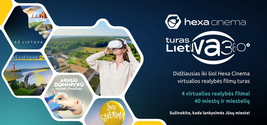 Hexa Cinema VR-Filmtour „Litauen 360°“ in Utena