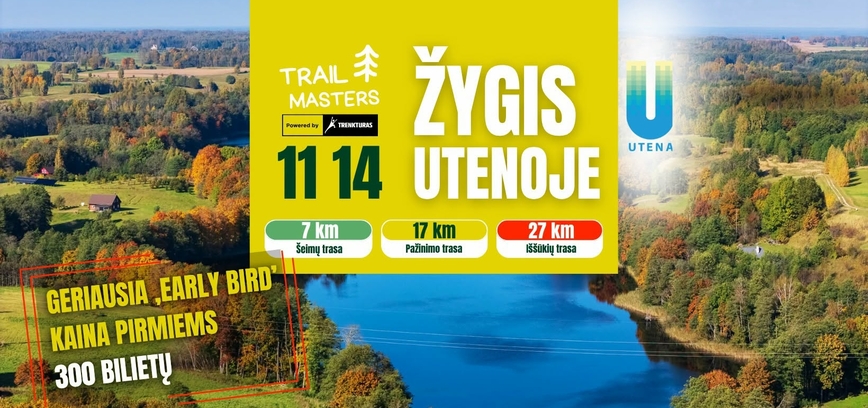 Trail Masters žygis UtenON'26