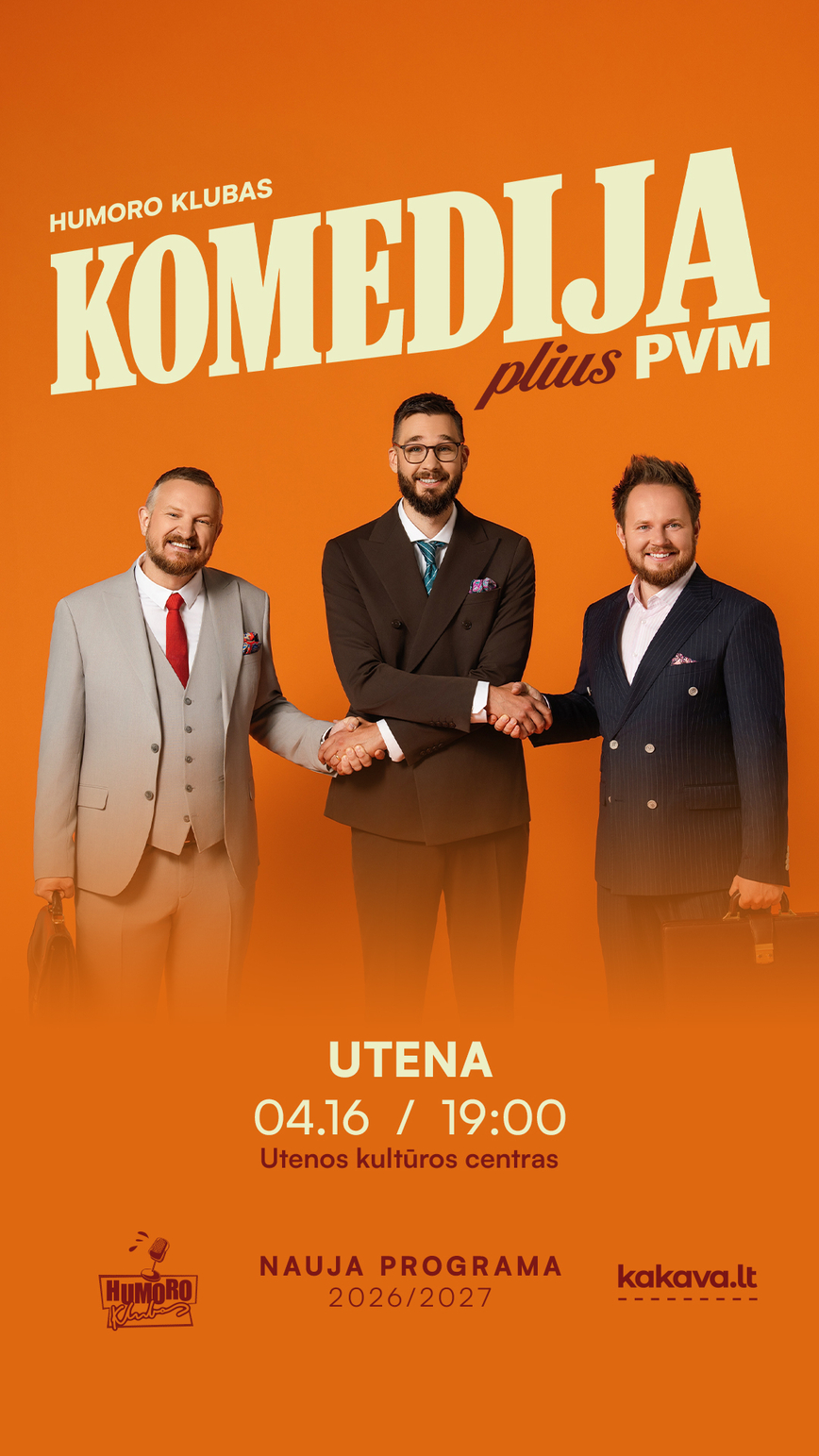 „Humoro klubas“ su programa „Komedija plius PVM“
