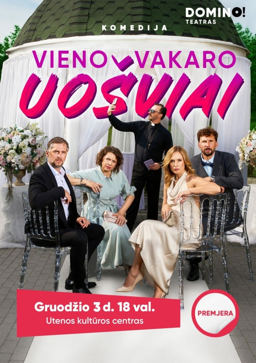 DOMINO teatras | premjera VIENO VAKARO UOŠVIAI