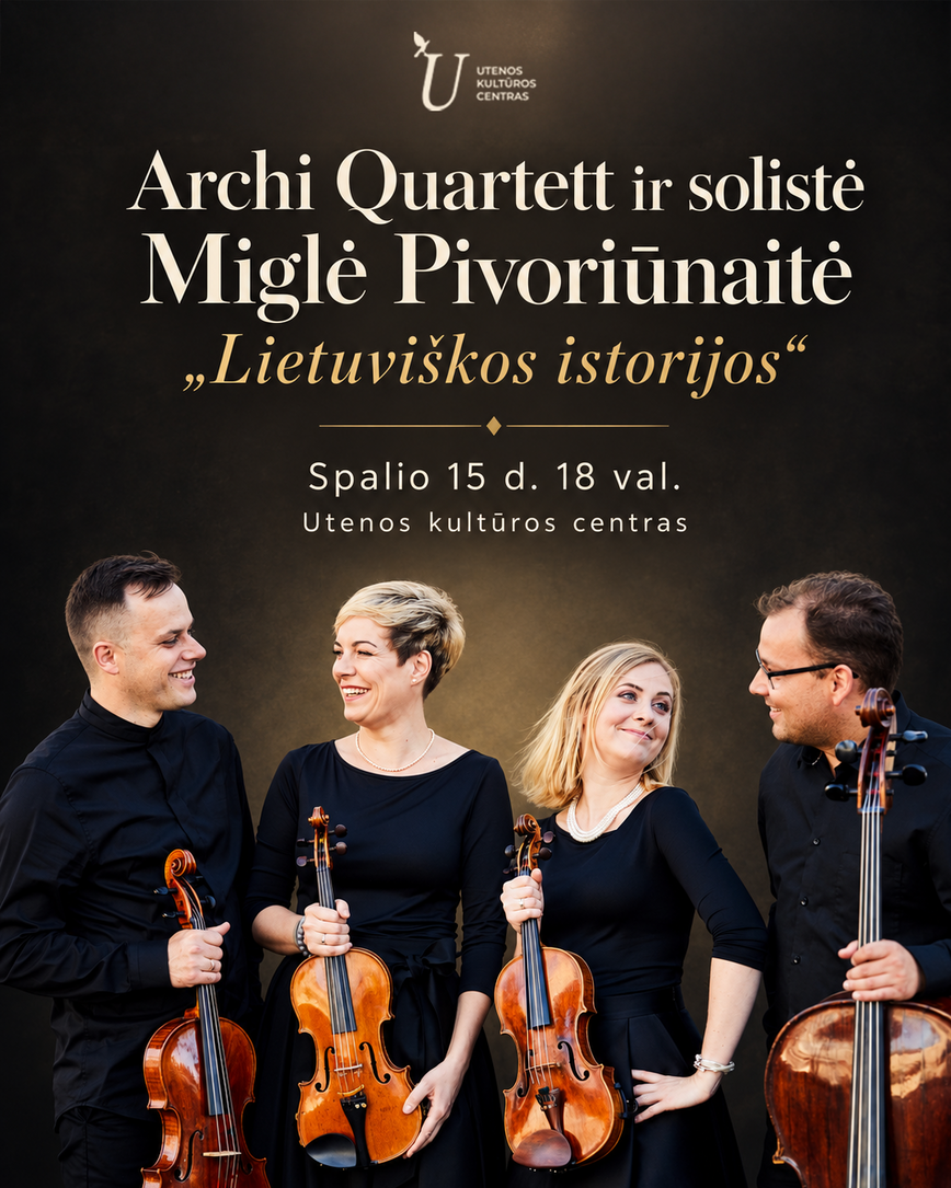 Profesionalaus meno mėnuo. Styginių kvartetas „Archi Quartett“ ir dainininkė MIGLĖ