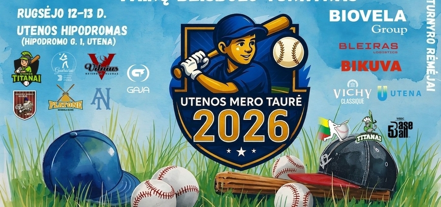 Kinderbaseballturnier – Utena Mayor's Cup 2026