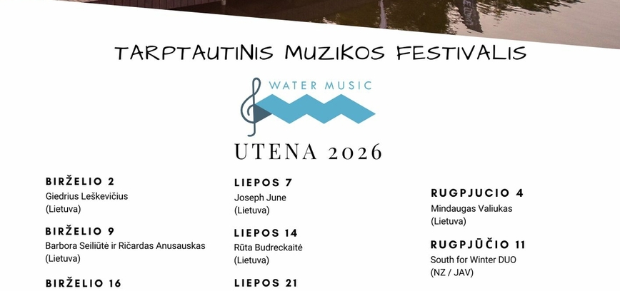 Muzikos festivalis Water Music/Vandens Muzika