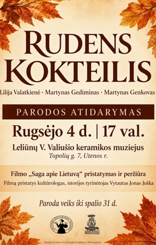 Exposition « Cocktail d'automne » au Musée de la céramique Vytautas Valiušis