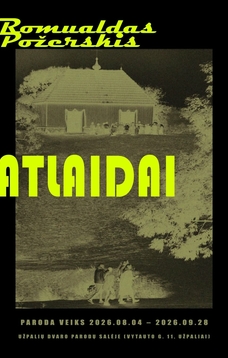 Ausstellung von Romualdas Požerskis „Rabatte 1974 – 1992“ – im Ausstellungsraum des Herrenhauses Užpaliai