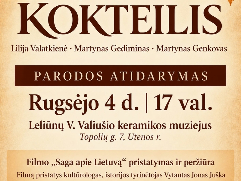 Ausstellung „Herbstcocktail“ im Vytautas-Valiušis-Keramikmuseum
