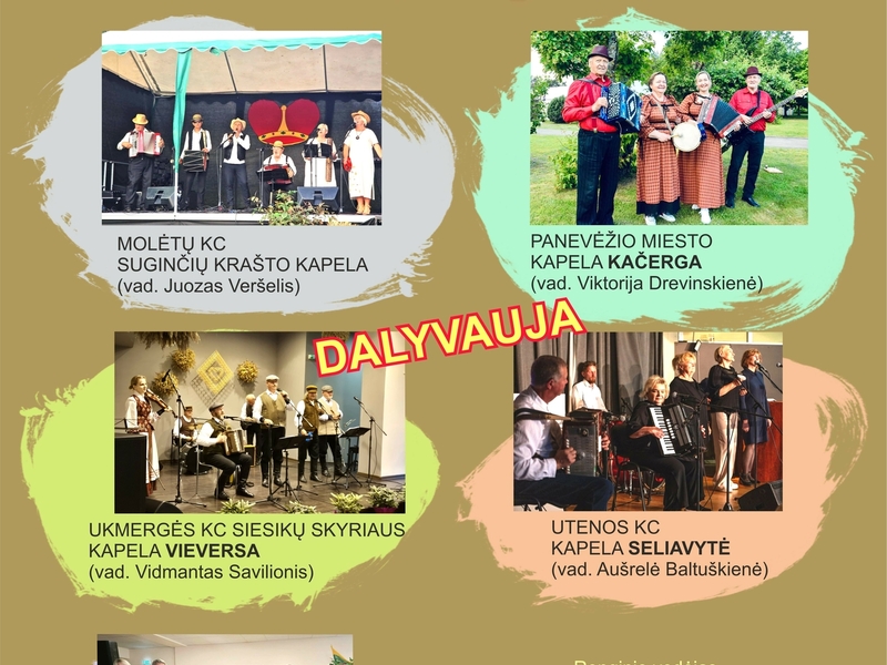 Liaudiškos muzikos kapelų šventė „Armoniką tik paėmiau“