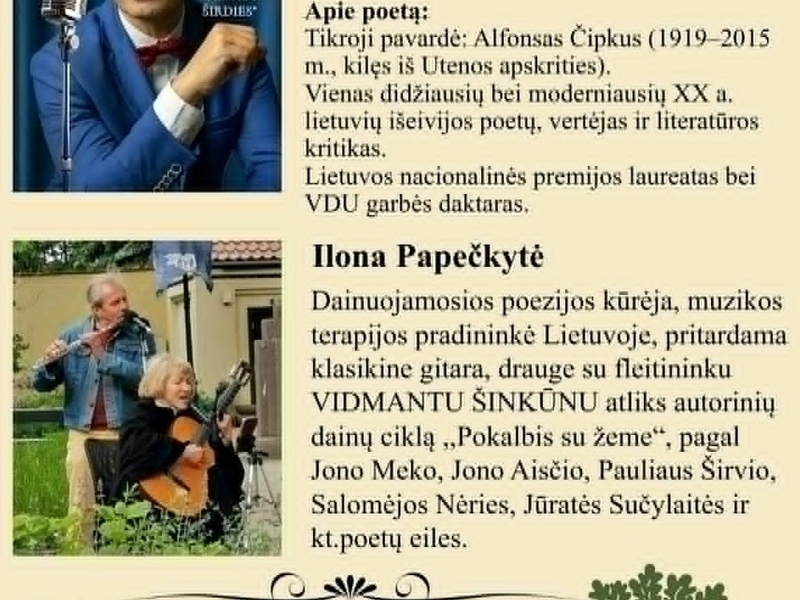 Muzikos ir poezijos renginys po Klykių ąžuolu