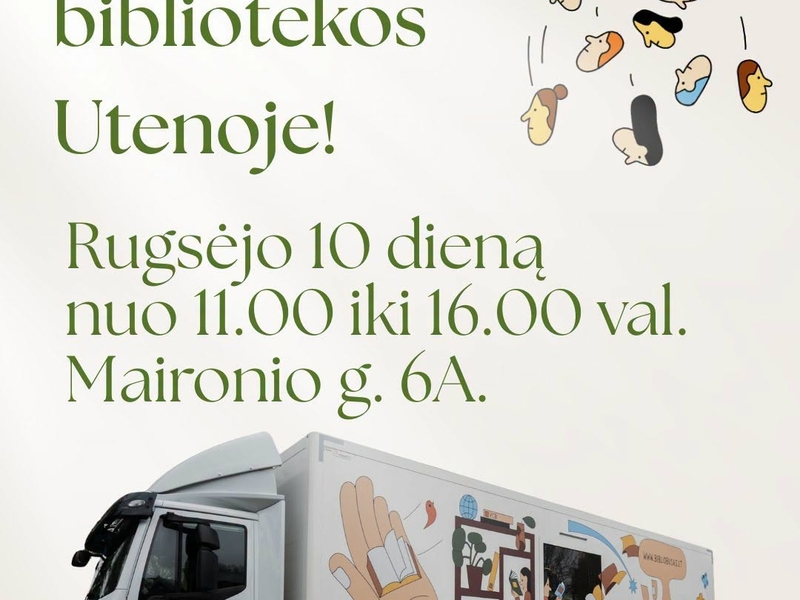 Mobilās bibliotēkas mūsu pilsētā!