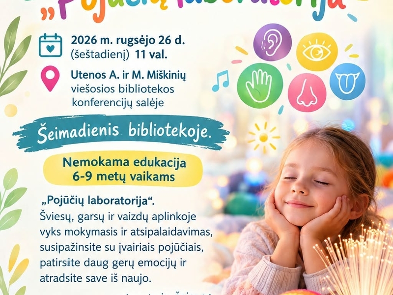 Samstag in der Bibliothek: Bildung „Labor der Sinne“