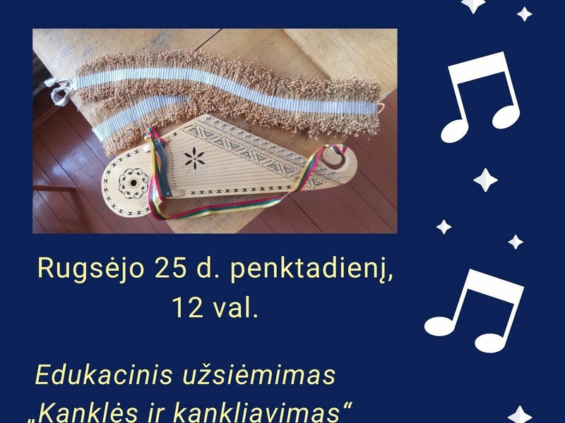 Bildungsaktivität „Kanklės und Kanklė spielen“