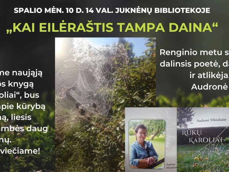 Kai eilėraštis tampa daina
