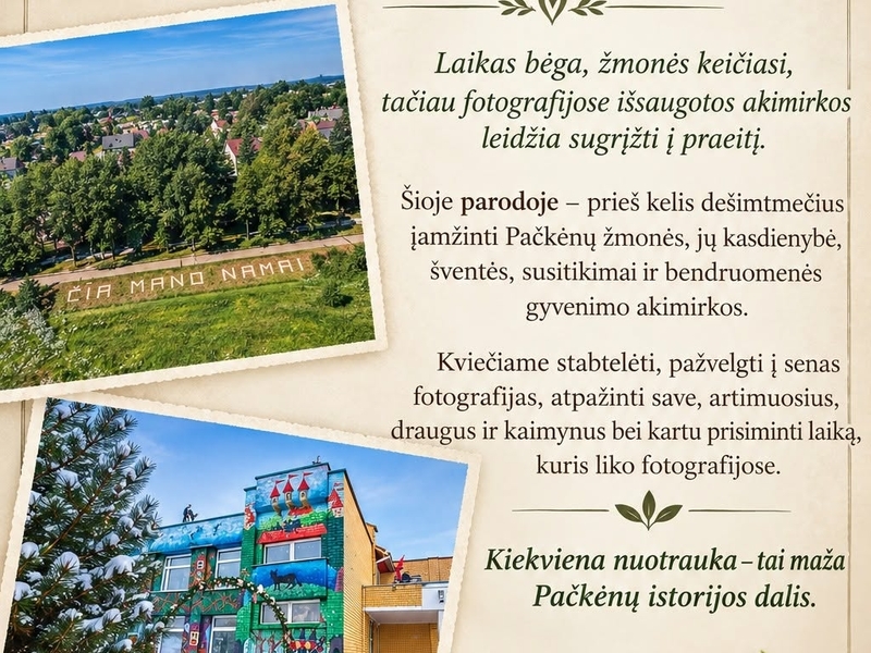 Fotoausstellung „Pachkėnai – in Fotografien erinnert“