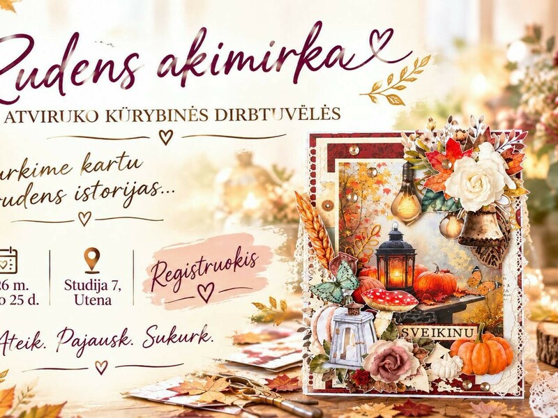 3D ATVIRUKO KŪRYBINĖS DIRBTUVĖLĖS