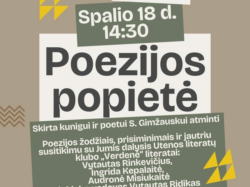 Poezijos popietė