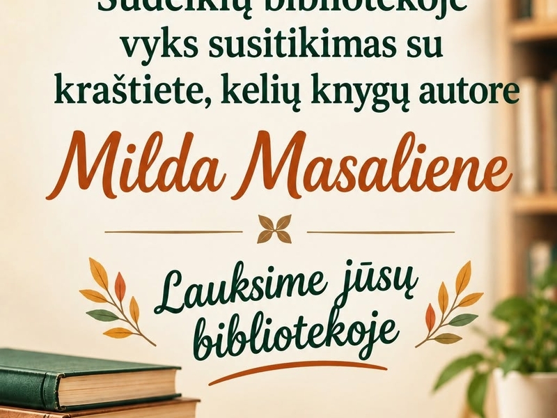 Susitikimas su kraštiete Milda Masaliene