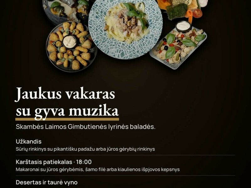 Jaukus vakaras su gyva muzika Alaušo slėnyje