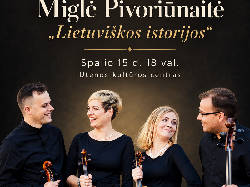 Profesionalaus meno mėnuo. Styginių kvartetas „Archi Quartett“ ir dainininkė MIGLĖ