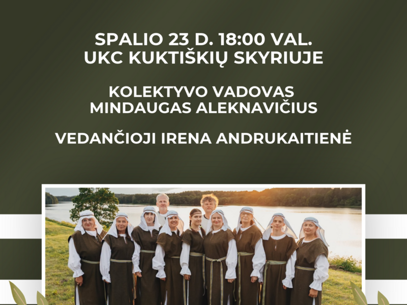 Utenos kultūros centro modernaus folkloro kolektyvo „Perkūna“ koncertas