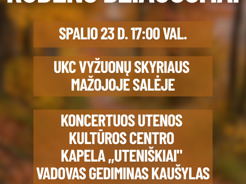 Vakaronė ,,Rudens džiaugsmai“