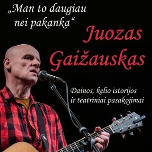 « Cela me suffit amplement » – Concert de JUOZAS GAIŽAUSKAS