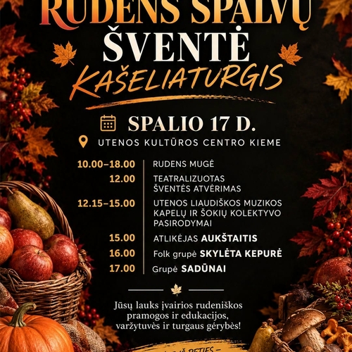 RUDENS SPALVŲ ŠVENTĖ „KAŠELIATURGIS“ 