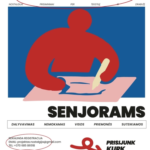 Kūrybinės dirbtuvės senjorams šiuolaikinio meno ir kūrybos erdvėje RAPOLAS