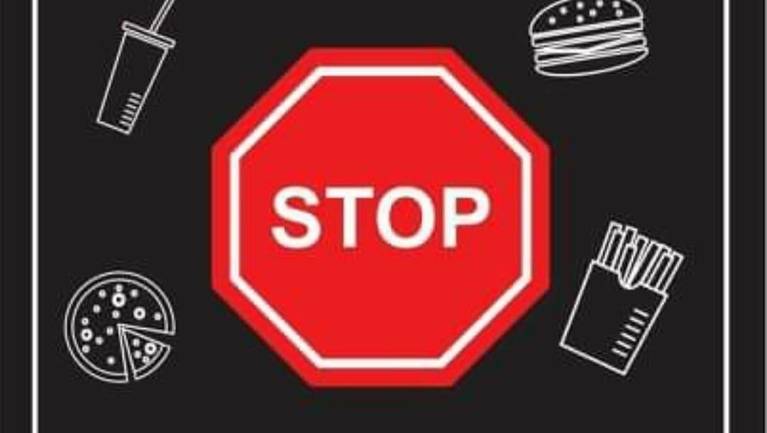 Stop Sign Eating System Fast food restaurant
